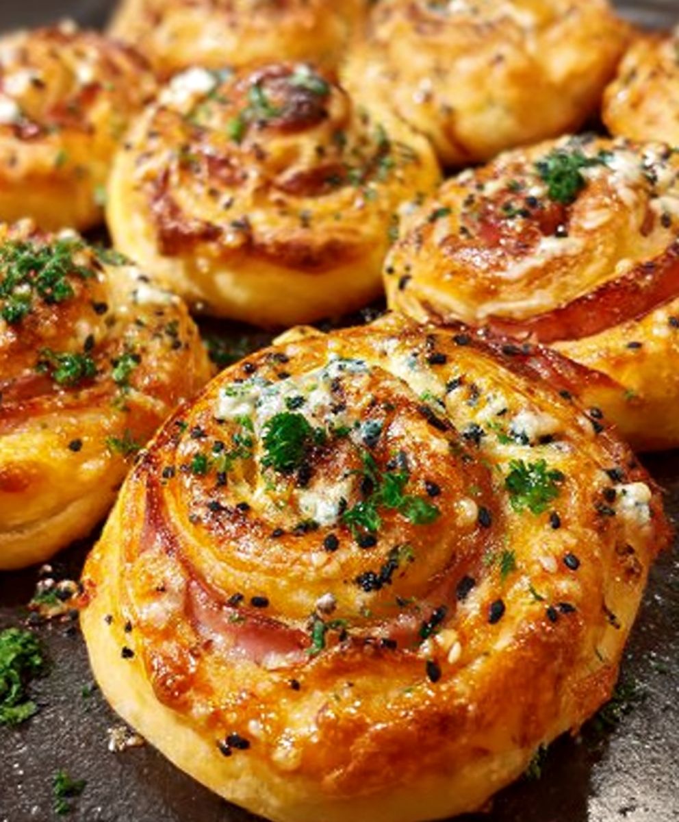 Ham and Cheese Pinwheels