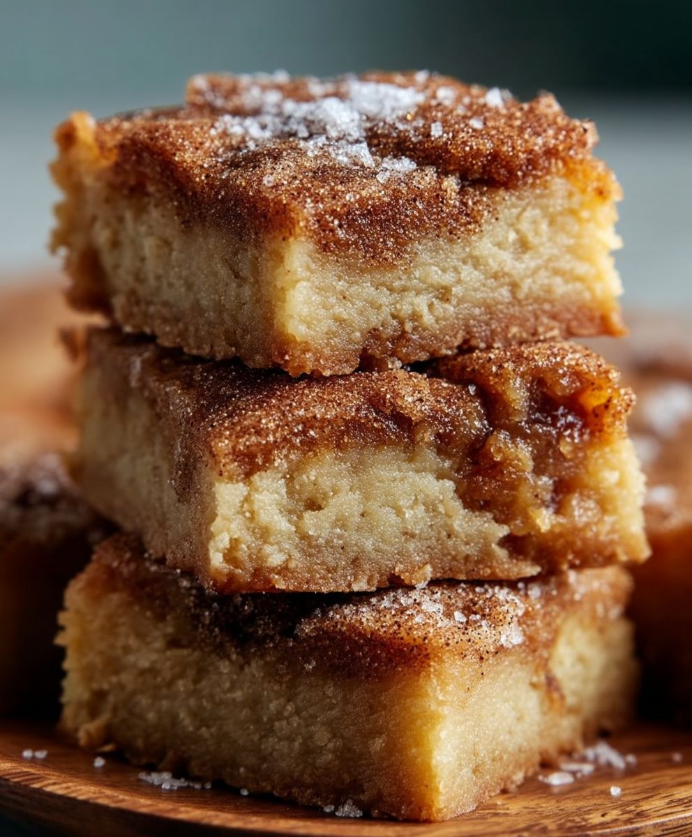 Cinnamon Sugar Blondies