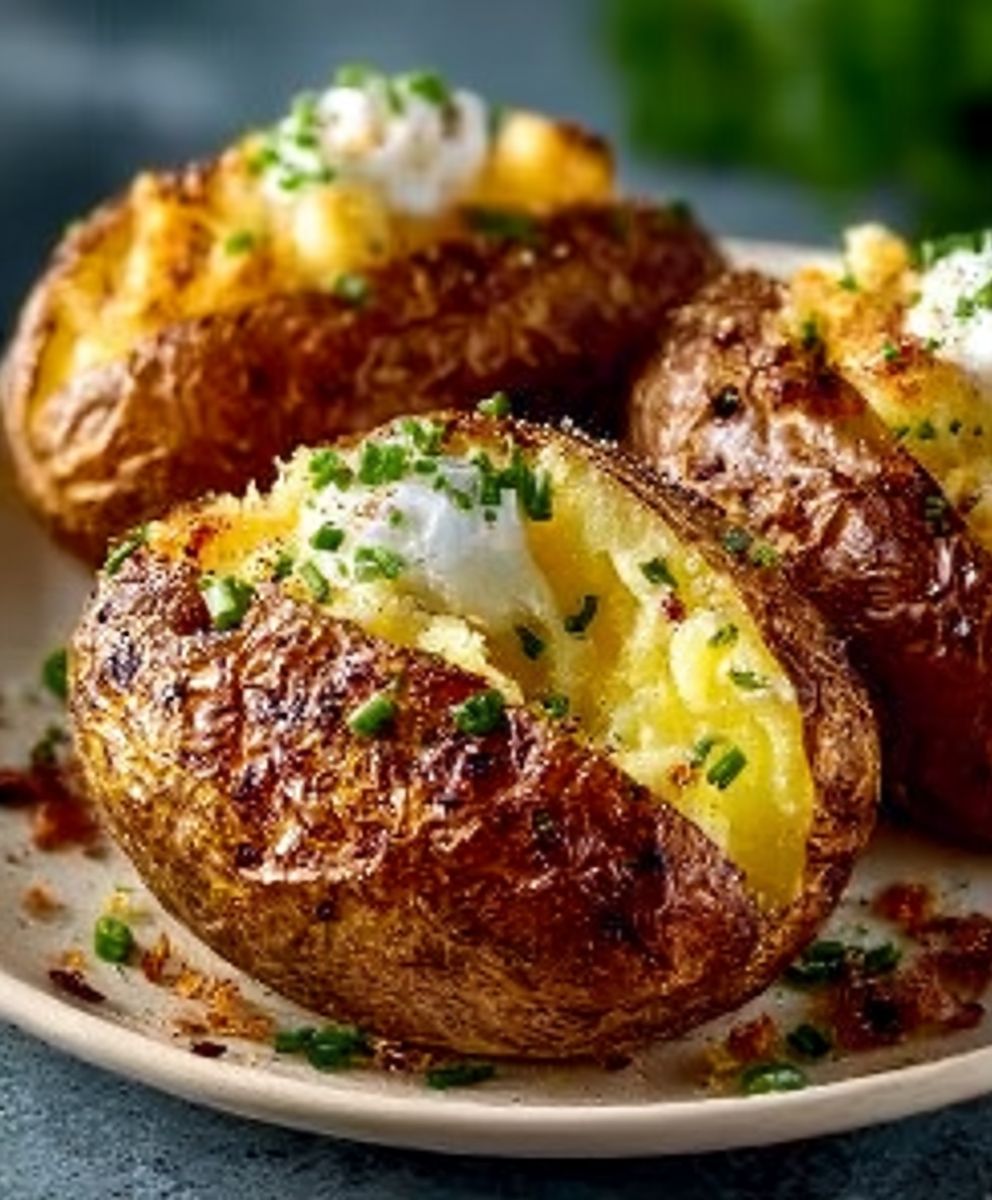 Air Fryer Loaded Potatoes
