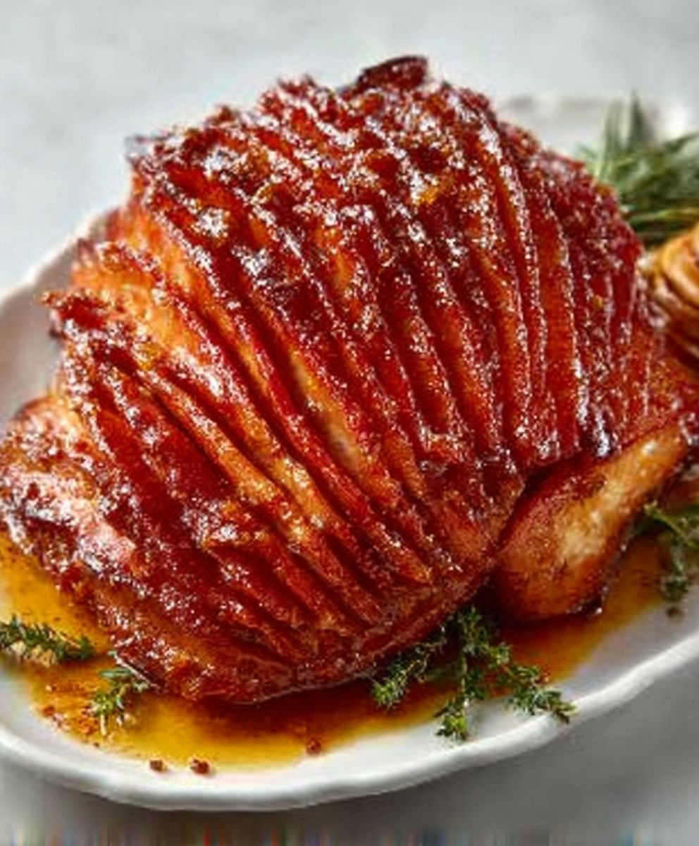 Honey Brown Sugar Glazed Ham