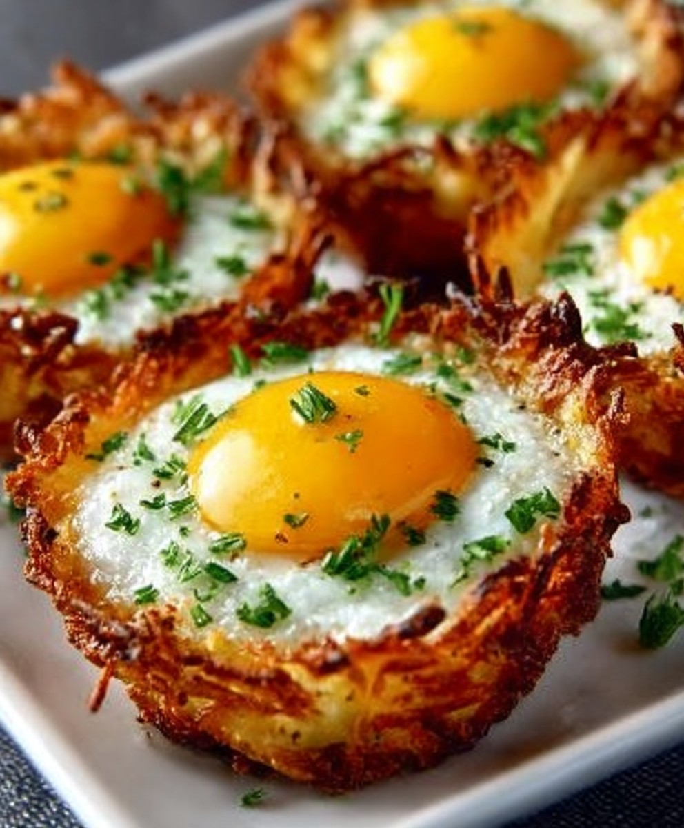 Crispy Hash Brown Baskets