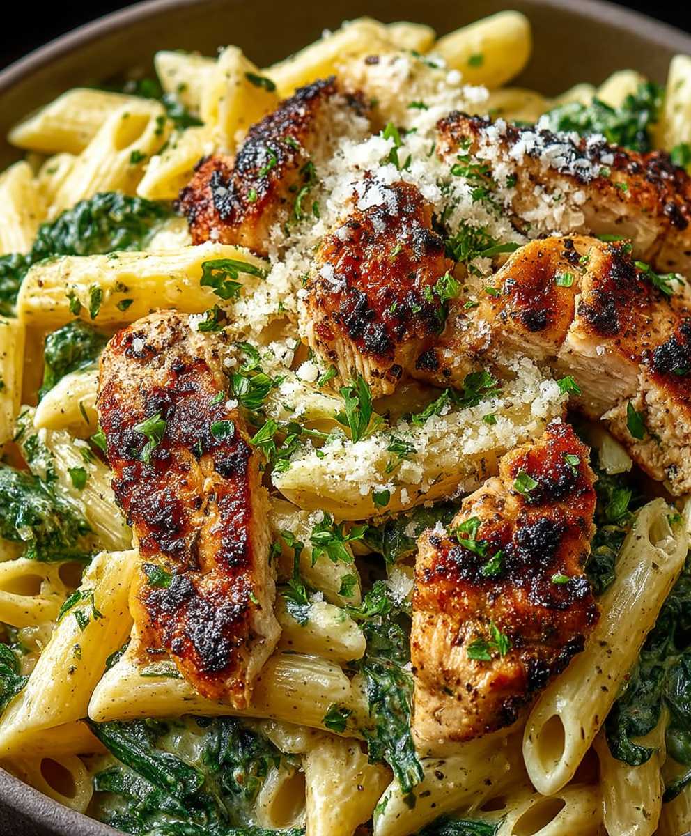 Garlic Parmesan Chicken Pasta
