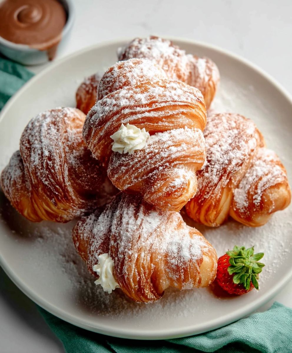 Fried Croissant Beignets
