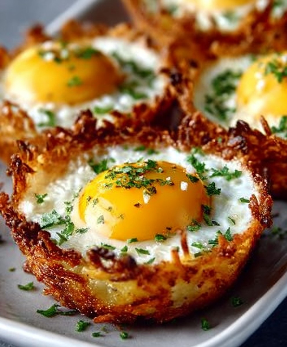 Crispy Hash Brown Baskets
