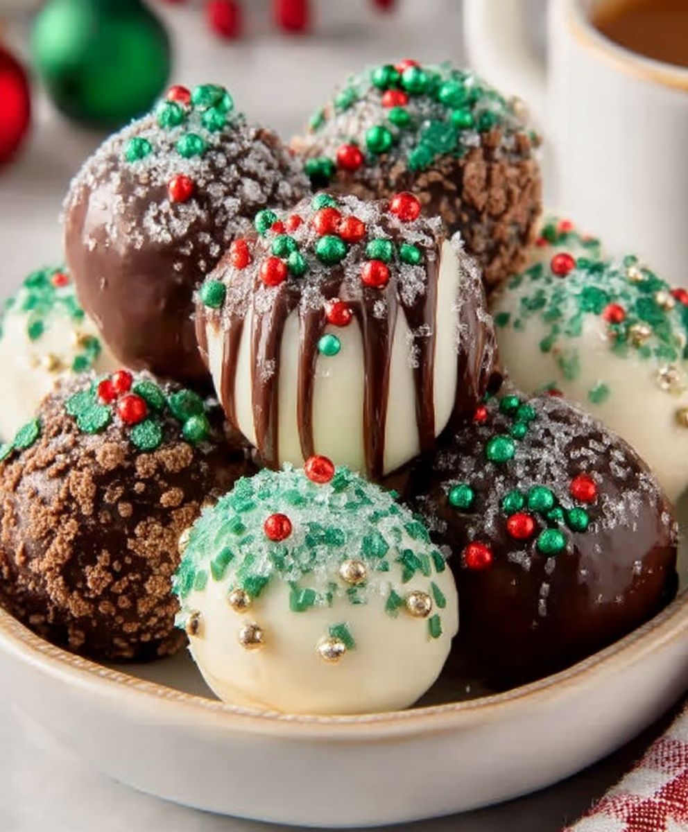 Christmas Oreo Balls