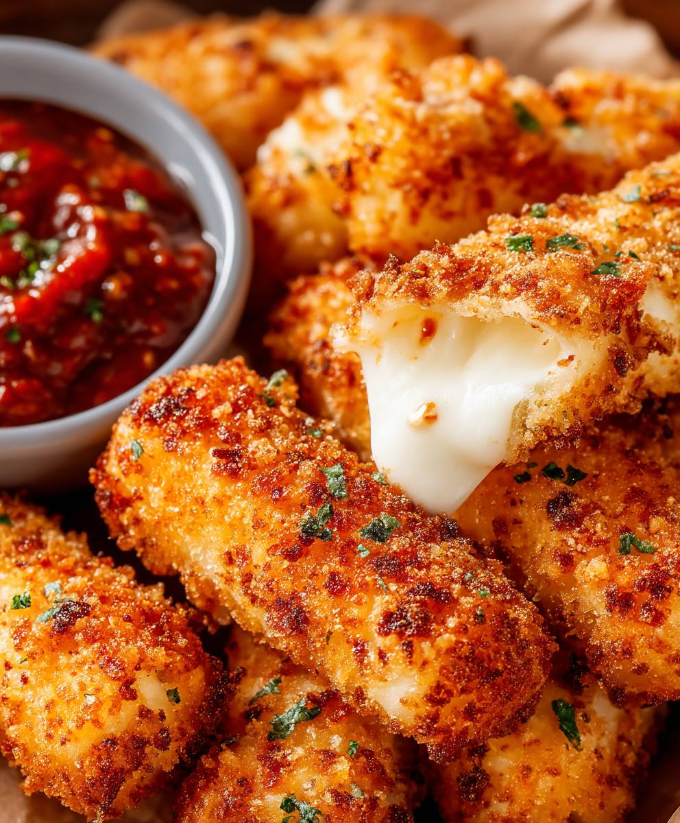 Homemade Mozzarella Sticks