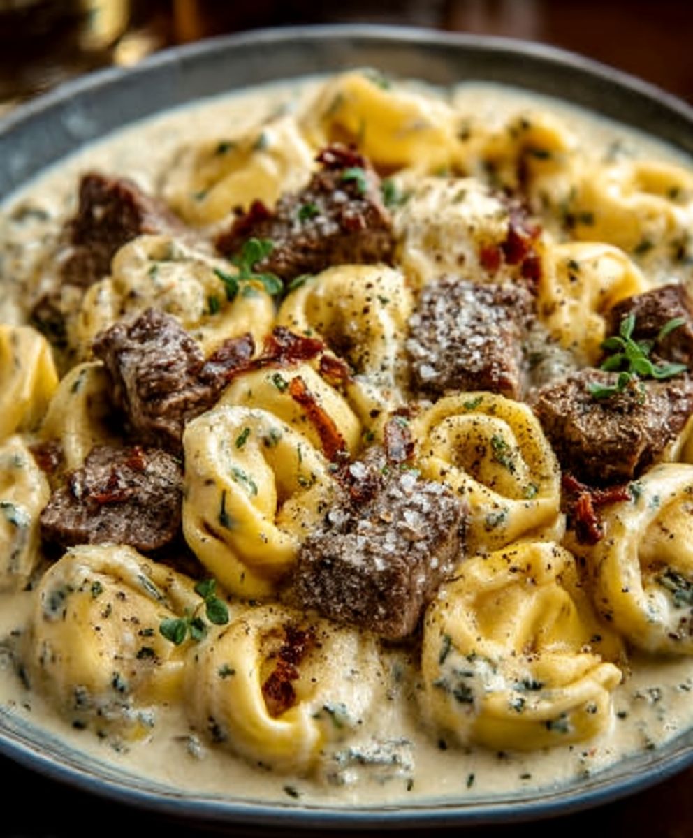 Garlic Steak Tortellini