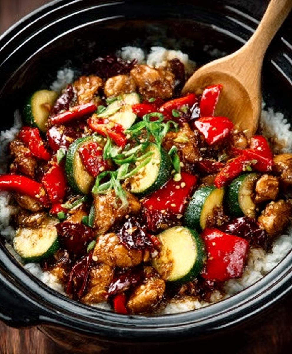 Crockpot Kung Pao Chicken