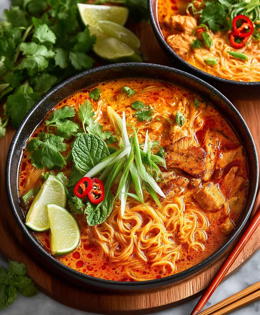 Thai Red Curry Noodle Soup