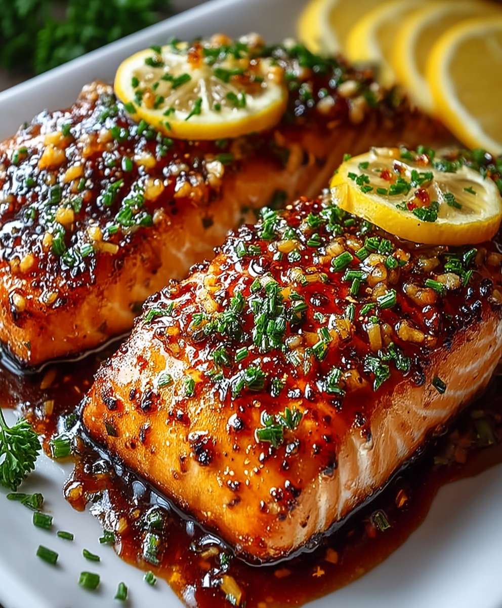 Air Fryer Honey Garlic Salmon