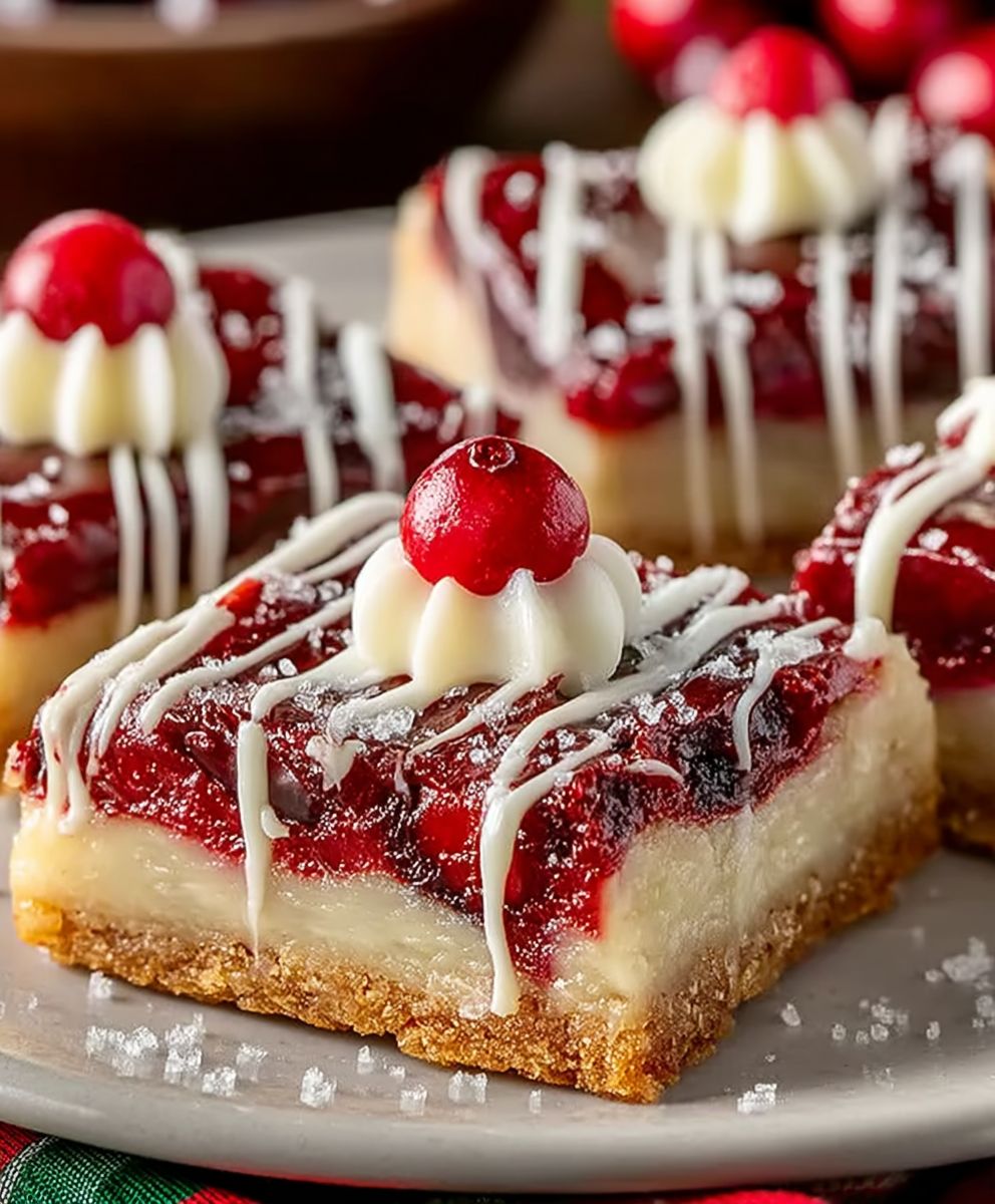 Ruby Red Cherry Bars