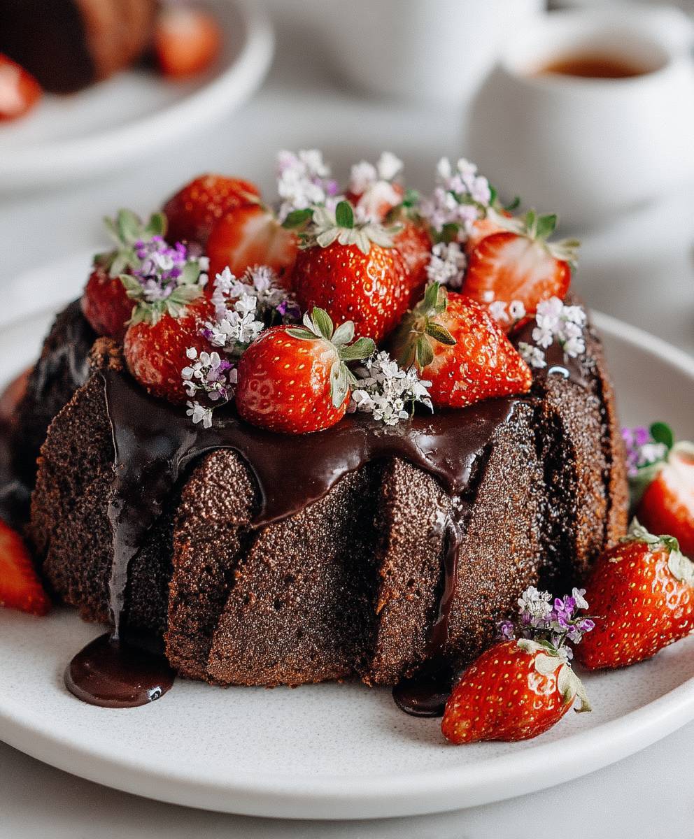 Strawberry Chocolate Cake