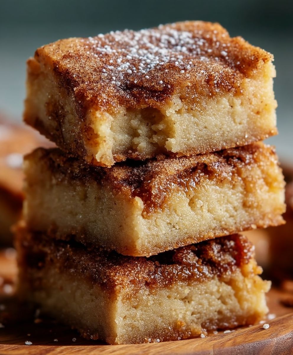 Cinnamon Sugar Blondies