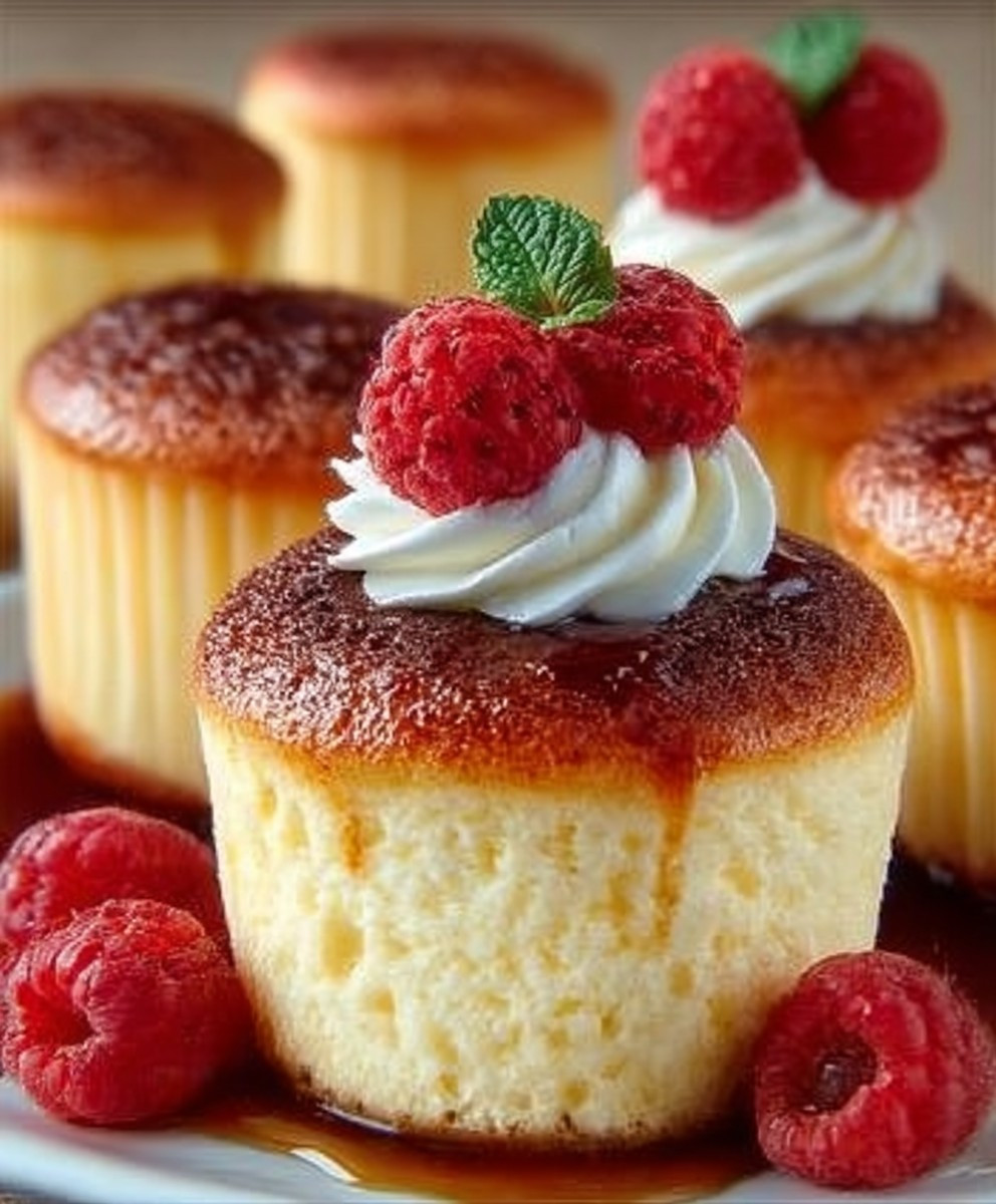 Japanese Cotton Cheesecake Cupcakes