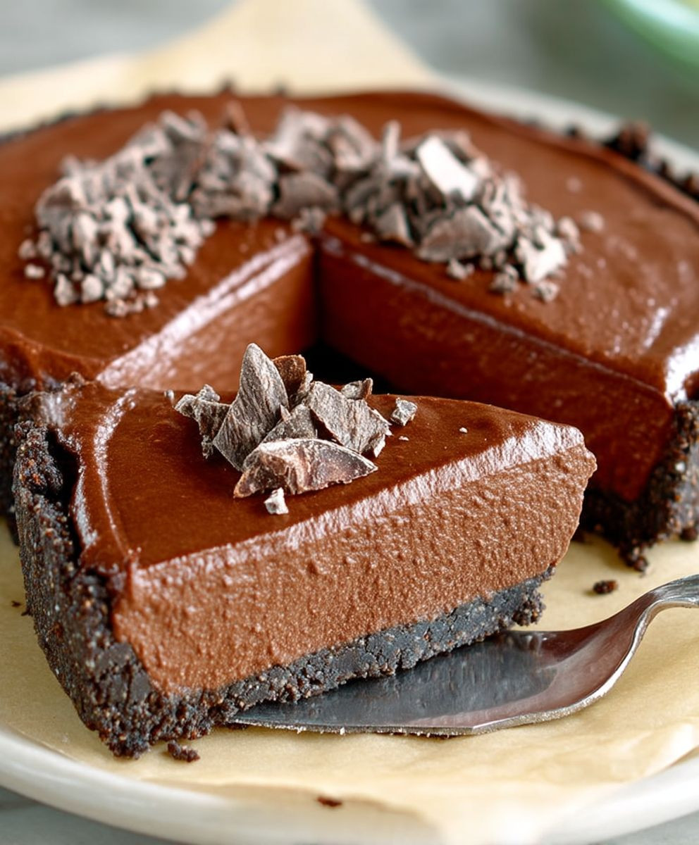 Chocolate Avocado Pie