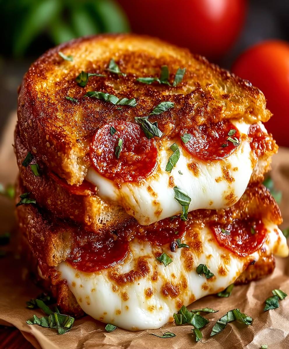 Pizza Grilled Cheese Sandwich