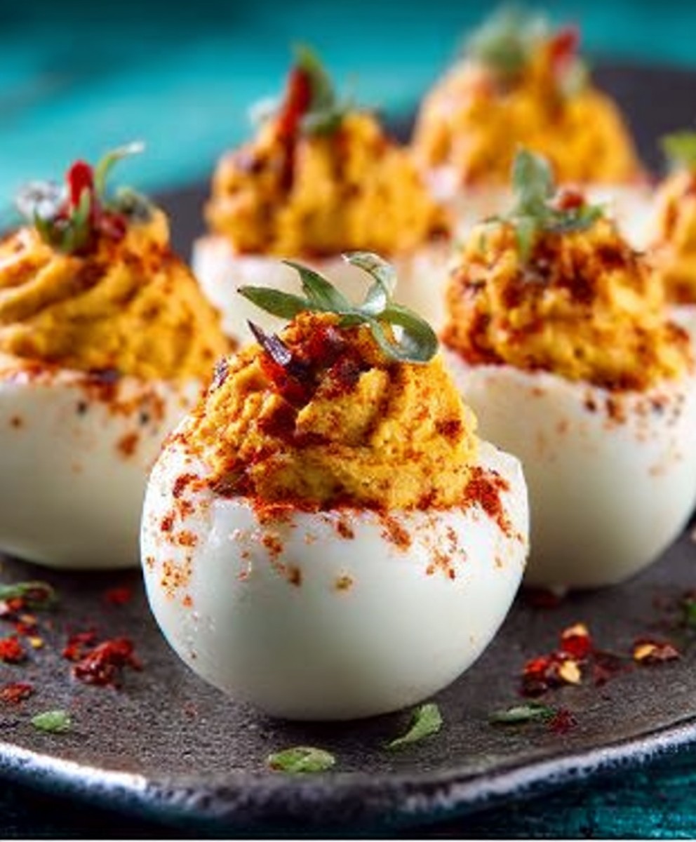 Million Dollar Deviled Eggs