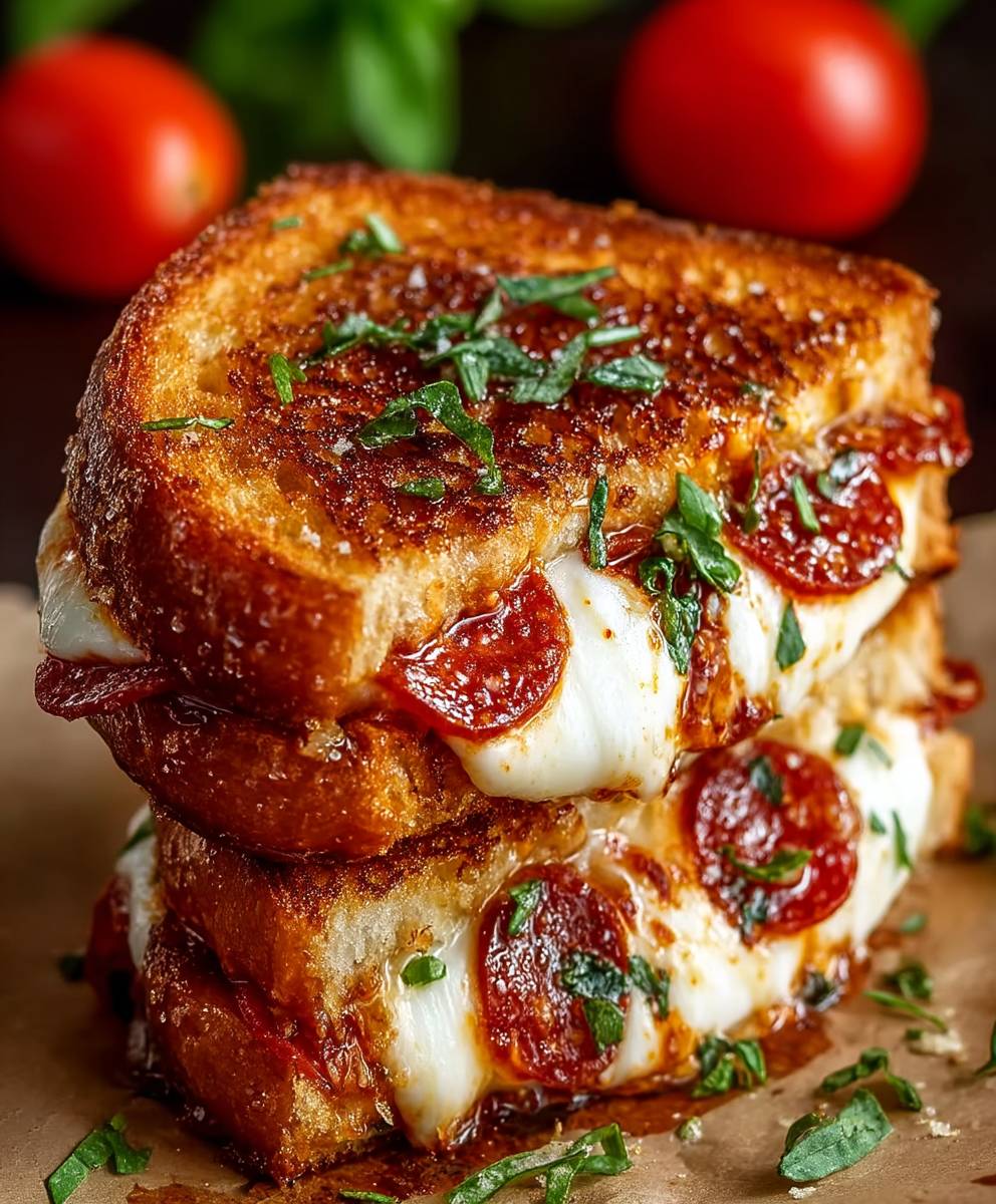 Pizza Grilled Cheese Sandwich