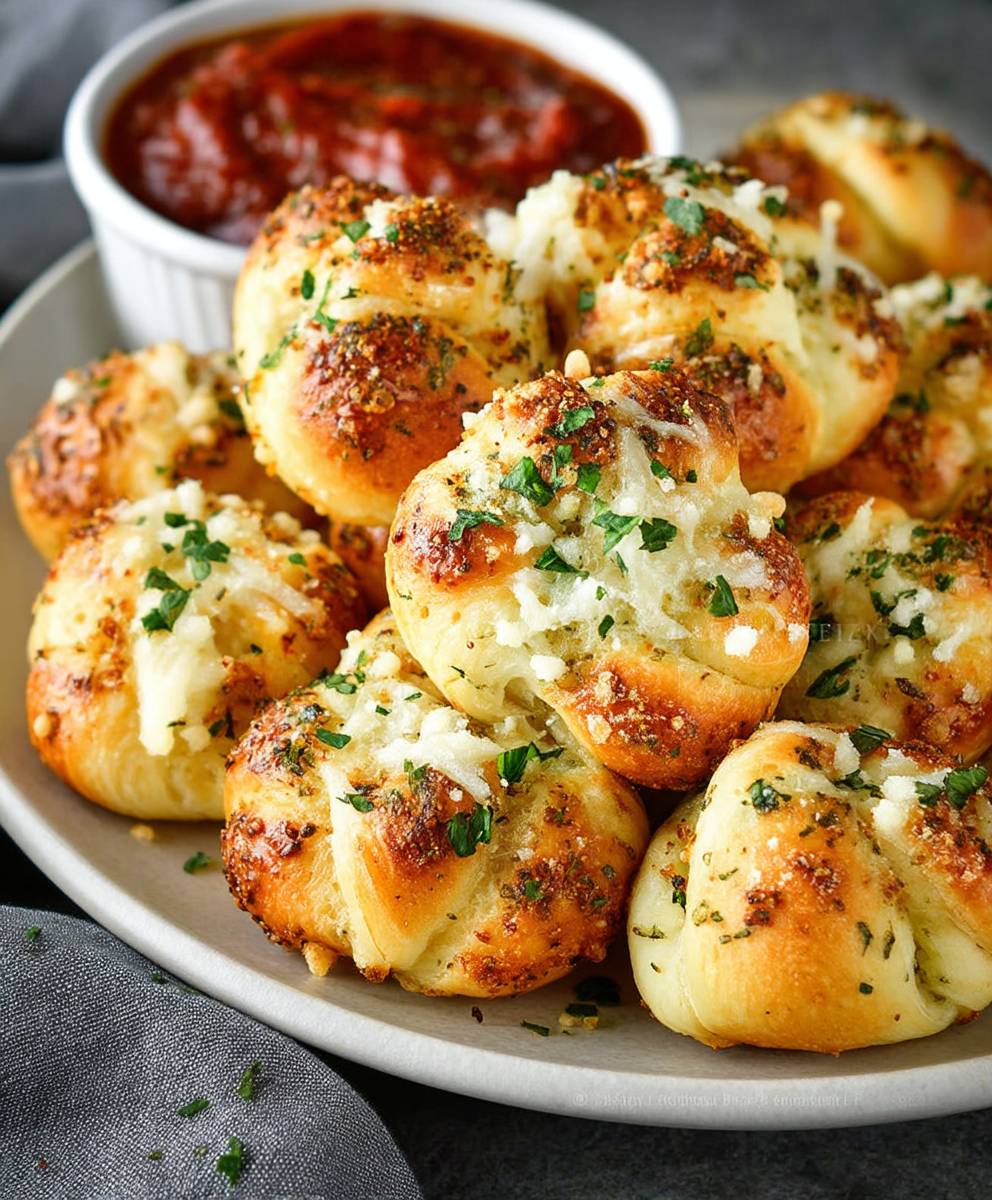 Air Fryer Garlic Knots