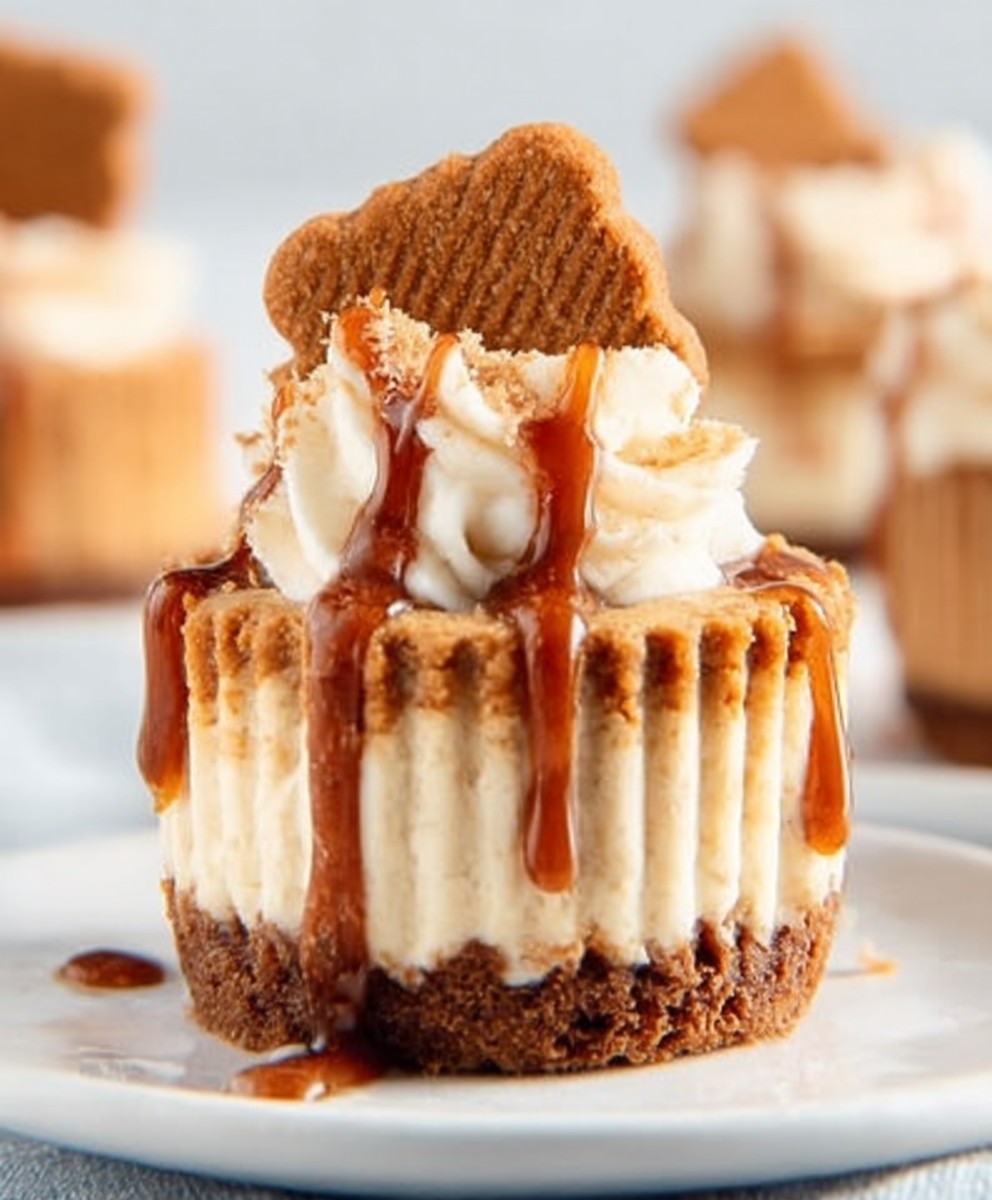 Mini Biscoff Cheesecakes