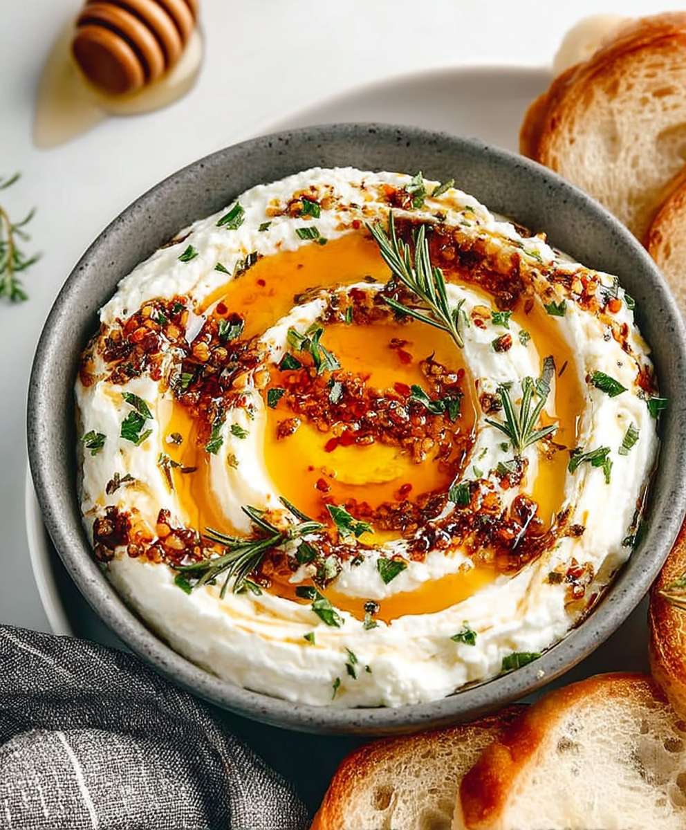 Ricotta Dip with Hot Honey