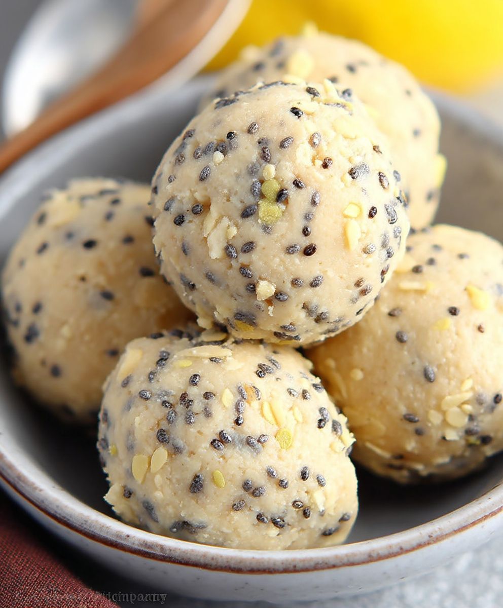 Lemon Poppy Seed Energy Bites
