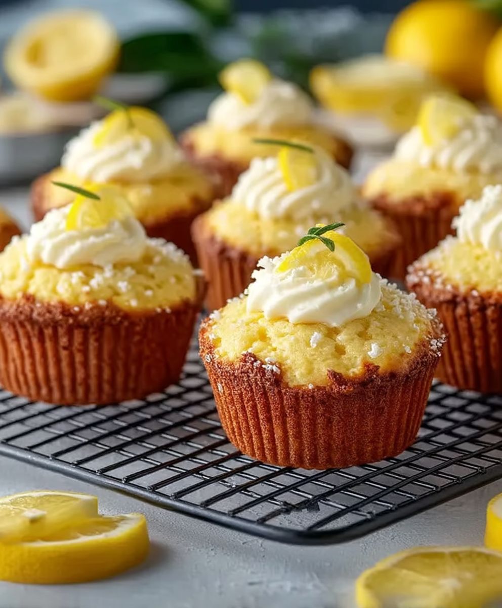 Keto Lemon Cream Cheese Muffins