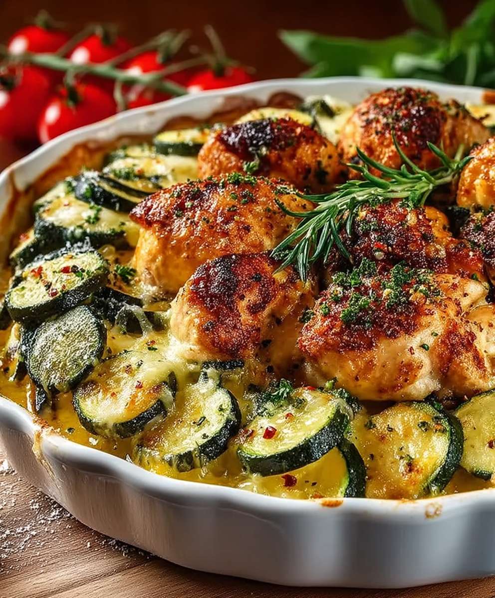 Chicken Zucchini Bake