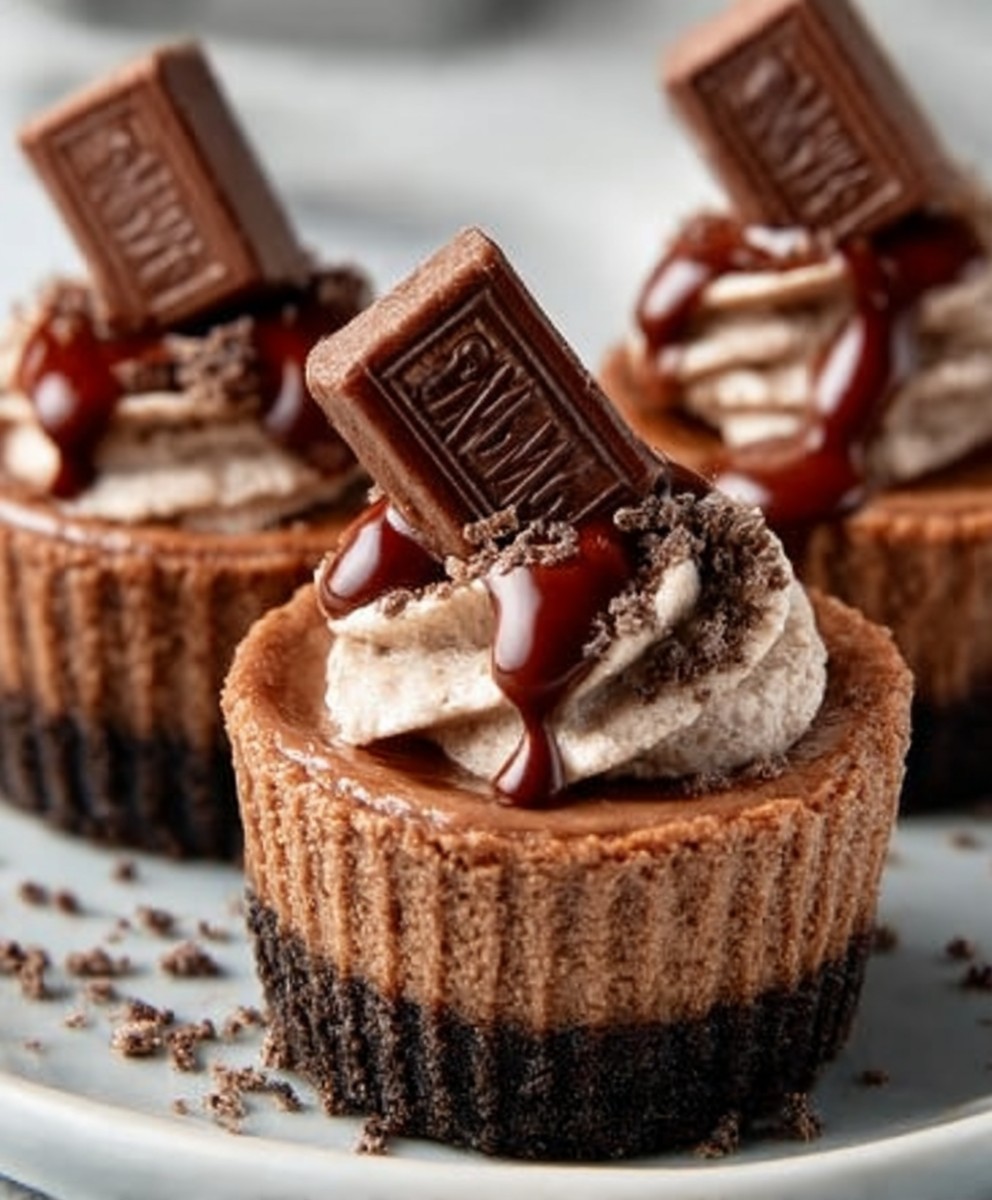Mini Chocolate Cheesecakes