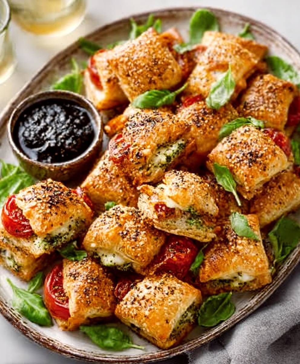 Puff Pastry Pizza Bites