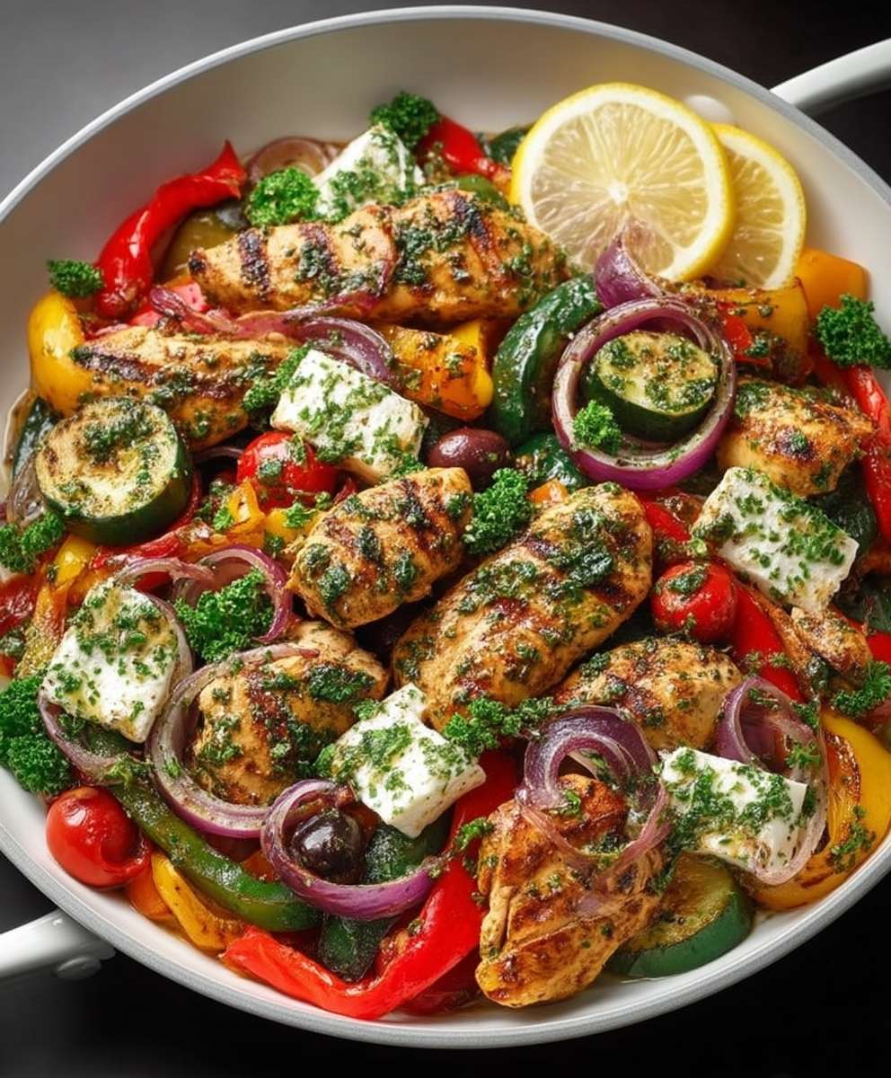 Mediterranean Chicken Stir Fry