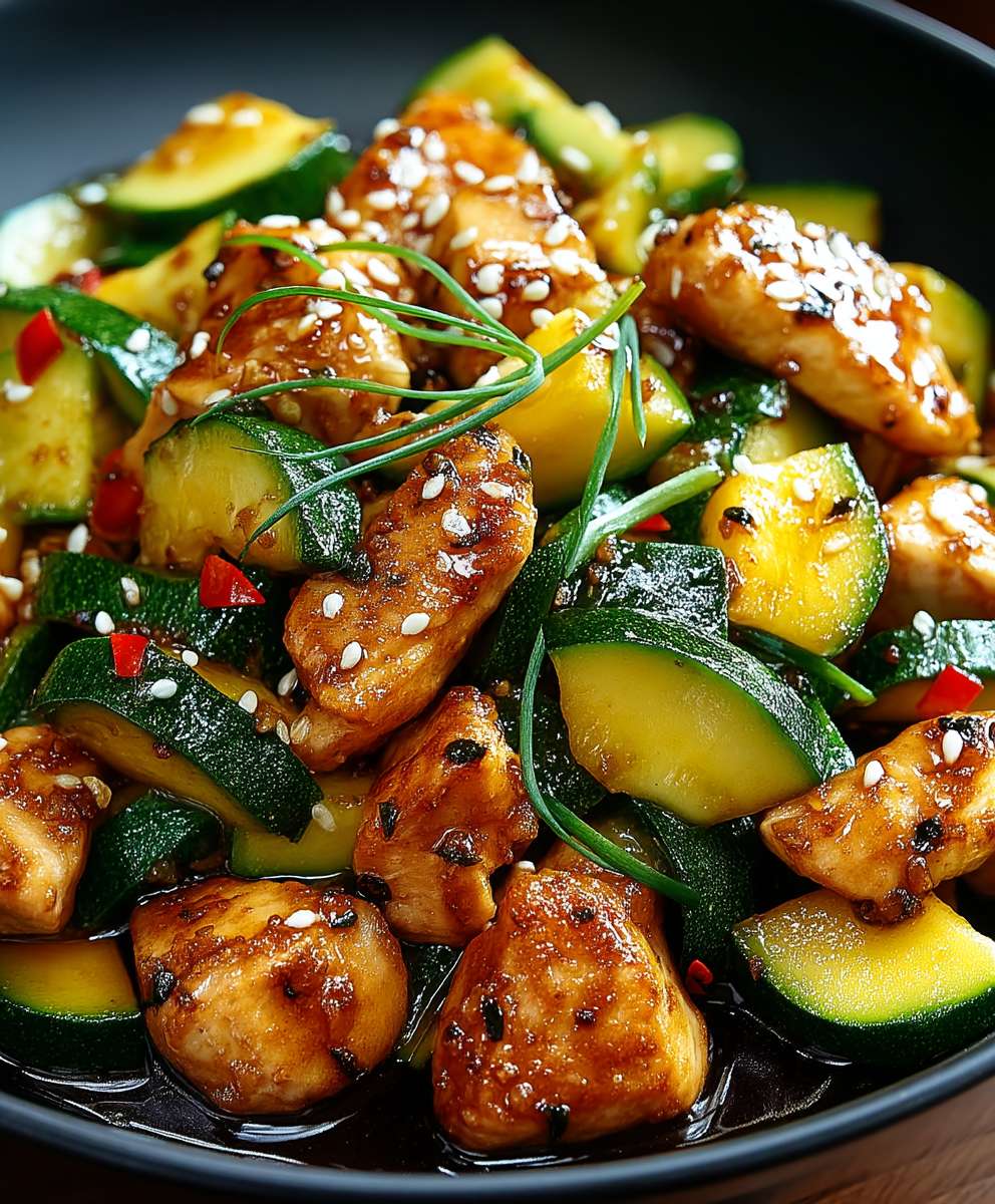 Chicken Zucchini Stir Fry