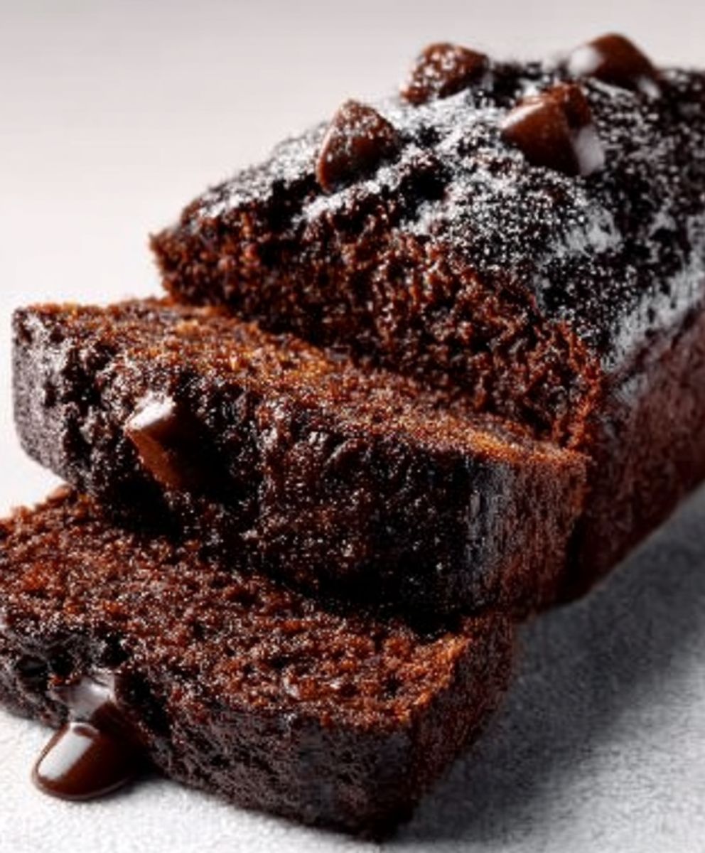 High Protein Chocolate Banana Bread