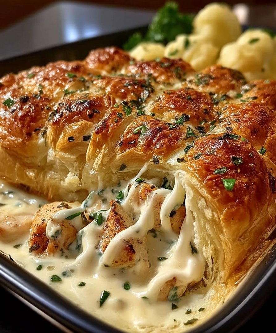 Cheesy Chicken Crescent Bake: A Delicious and Easy Recipe image 2