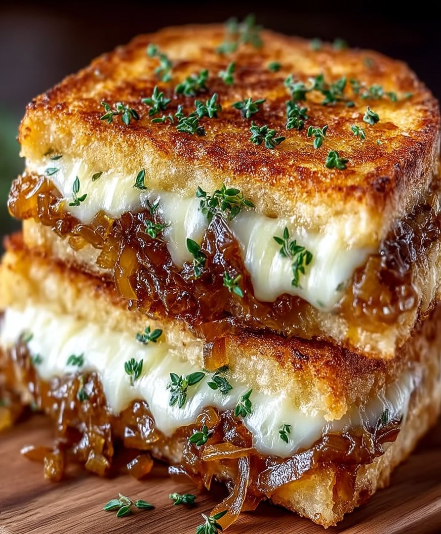 French Onion Grilled Cheese: A Delicious Twist on a Classic Sandwich image 2