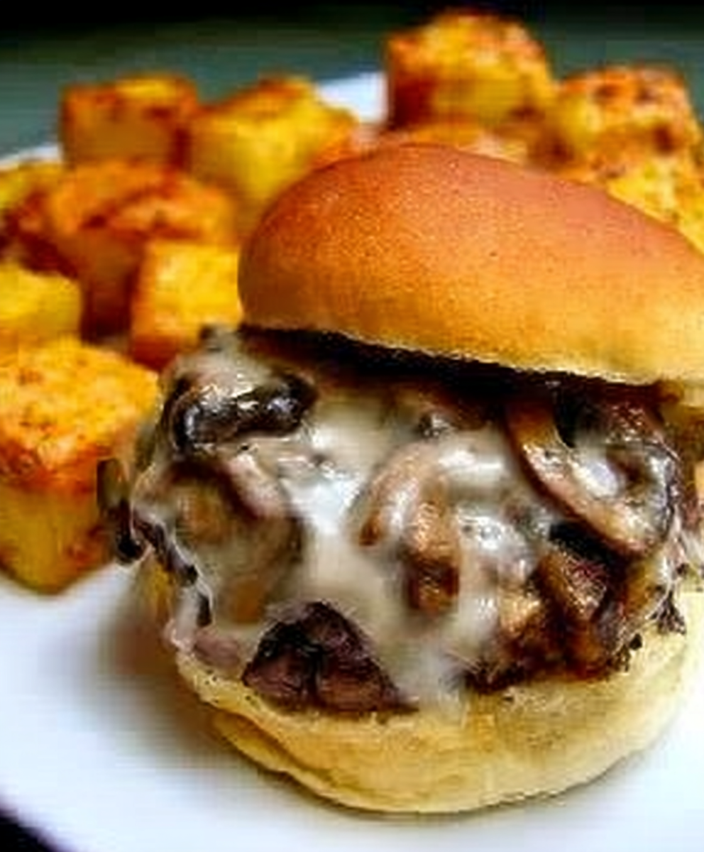 Hardee’s Mushroom Swiss Burger Recipe | Mushroom & Swiss Sliders for Sharing image 2