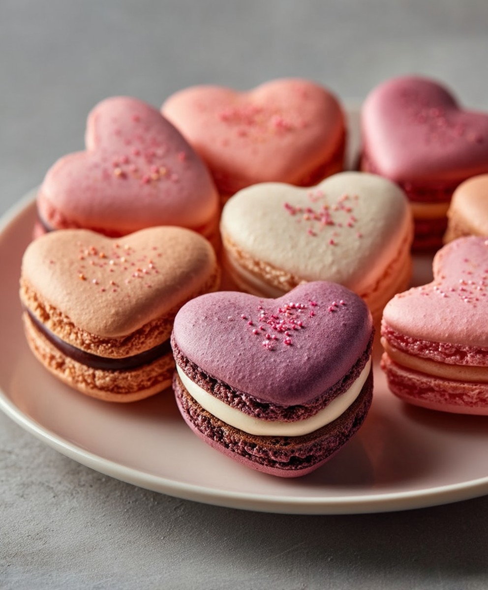 Heart Shape Macarons | Elegant Valentine’s Day Dessert image 2