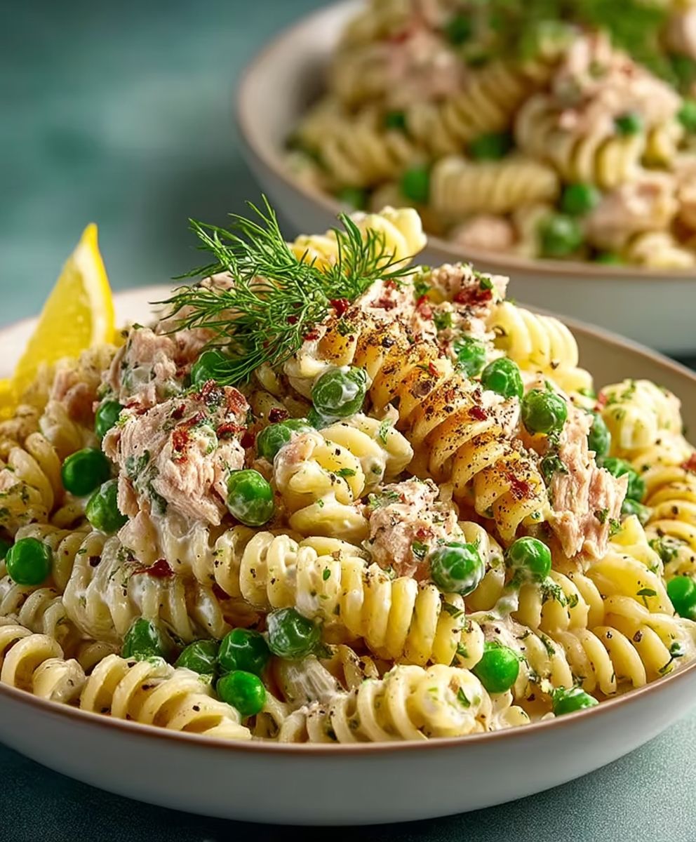 High Protein Tuna Pasta Salad | Easy Healthy Lunch Recipe image 2