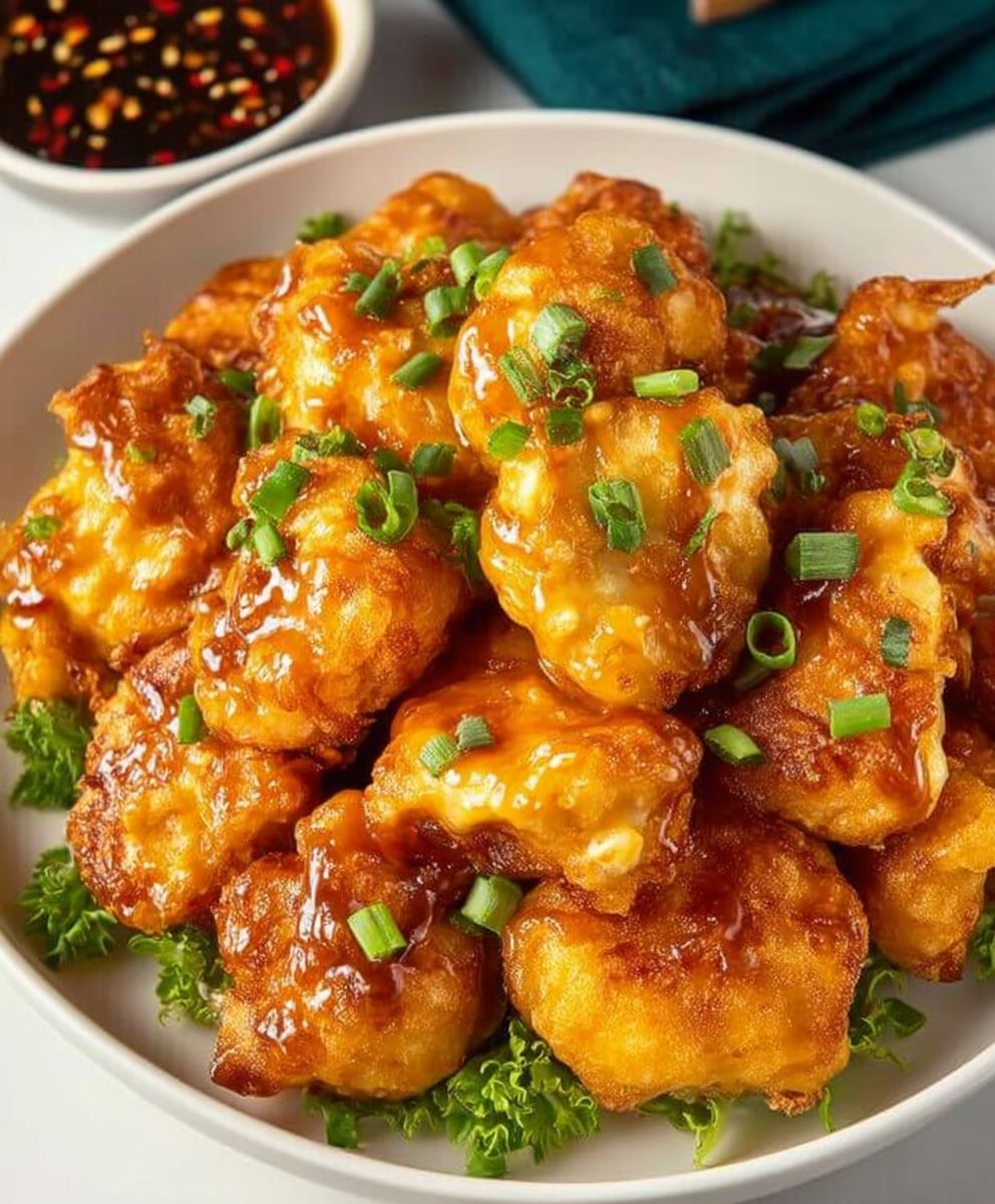 Air Fryer Bang Bang Chicken | Crispy Sweet Spicy Chicken Recipe image 2