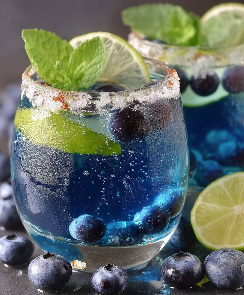 Blueberry Infused Water | Healthy Detox Refreshing Fruit Drink Recipe image 2