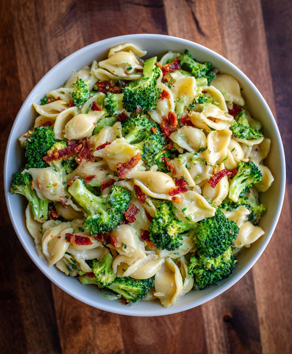 Fresh Broccoli Pasta Salad | Easy Healthy Side Dish Recipe image 2