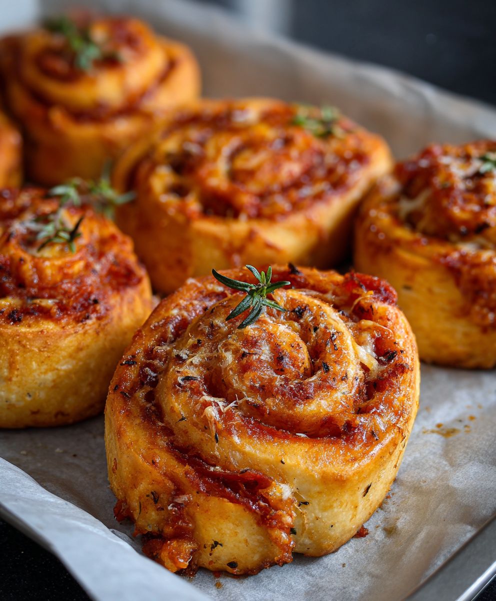 High Protein Beef Pepperoni Pizza Rolls | Easy Healthy Snack Recipe image 2
