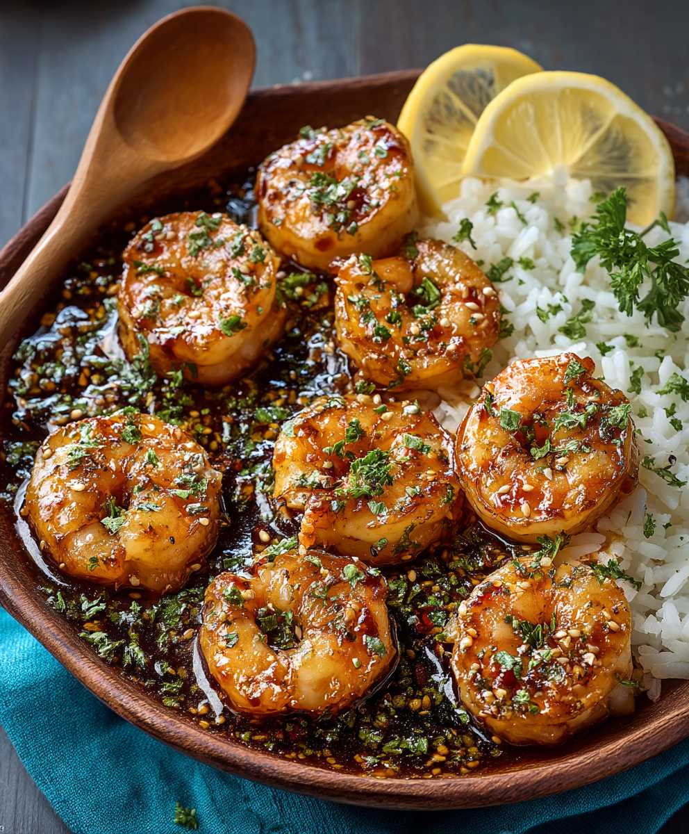 High Protein Honey Garlic Shrimp | Quick Healthy Seafood Dinner Recipe image 2