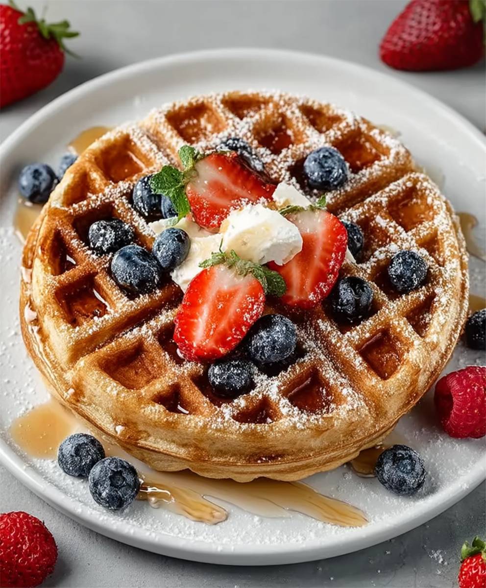 High Protein Waffles | Easy 50g Protein Breakfast Recipe image 2