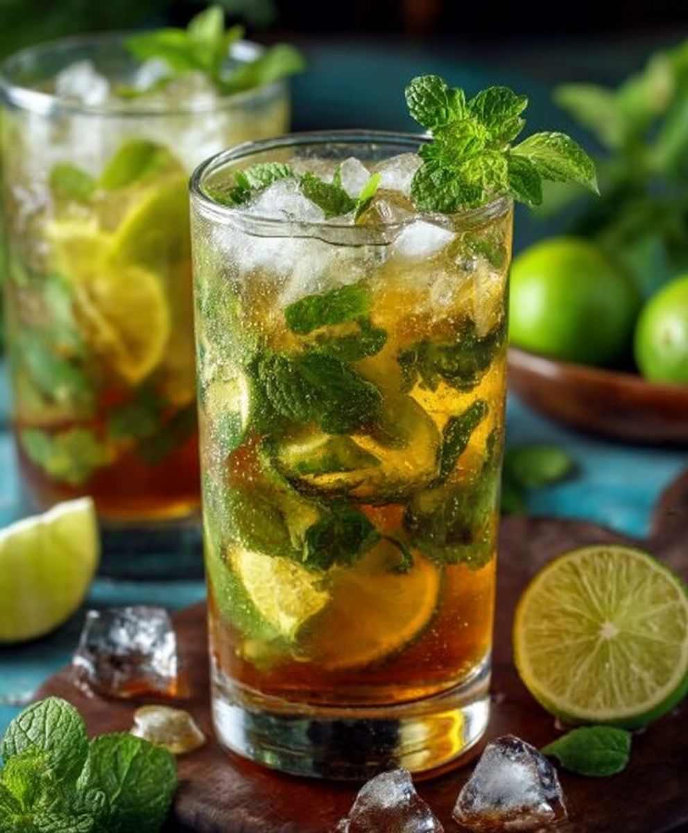 Mint Mojito Iced Tea | Refreshing Summer Twist Drink Recipe image 2